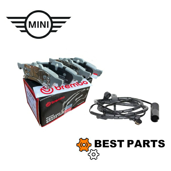 新品 BMW MINI リアブレーキパット センサーセット R50 52 53 34216762871 brembo 34356761448