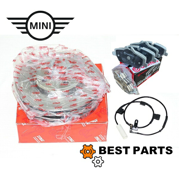 新品 BMW MINI フロントブレーキパッドセンサーセット R55 56 57 58 59 CooperＳ以外対応 34116772892 brembo 34356789329 34116858651 TRW｜BestParts-株式会社BestHeart