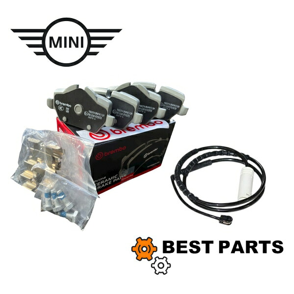 新品 BMW MINI リアブレーキパット センサーセット R60 61 ONE Cooper CooperS SD ALL4 34219808172 brembo 34359804834｜BestParts-株式会社BestHeart