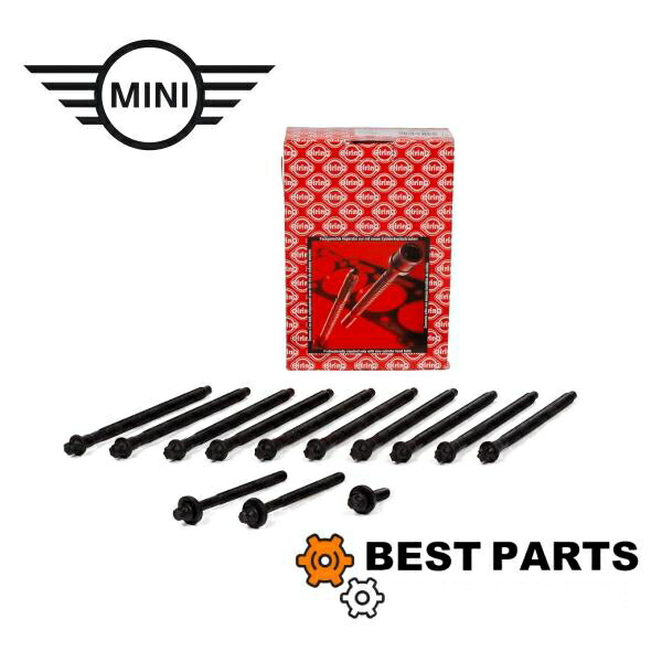 新品 BMW MINI ヘッドボルトセット R55 56 57 58 59 60 61 全車共通 純正OEM 11127560274