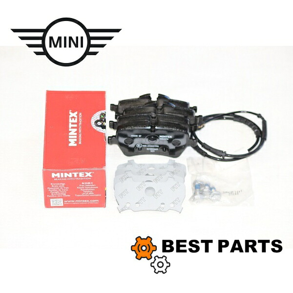 新品 BMW MINI フロントパッド＆センサーセット R60/61 CooperＳ 34116778320/34119804735/34359804833 MINTEX 純正OEM 8,693円