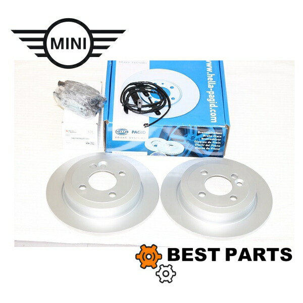 BMW MINI リアパッド低ダスト ローター センサーR55/56/57/58/59 Cooper/One/ガソリン/ディーゼル34216778327/34356789330/34216774987前期