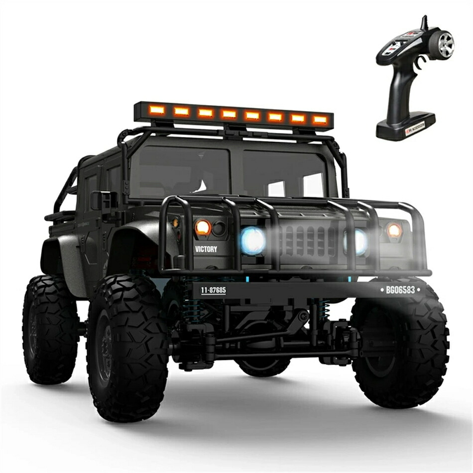 ラジコン ラジコンカー クローラー オフロード 4wd 大人向け 子供向け マニア向け トラック 戦車 1/12スケール 独立サスペンション 細かな操縦可能コントローラー 強力な390モーター使用 丈夫な材質 LEDライト かっこいい 男の子 女の子 高性能
