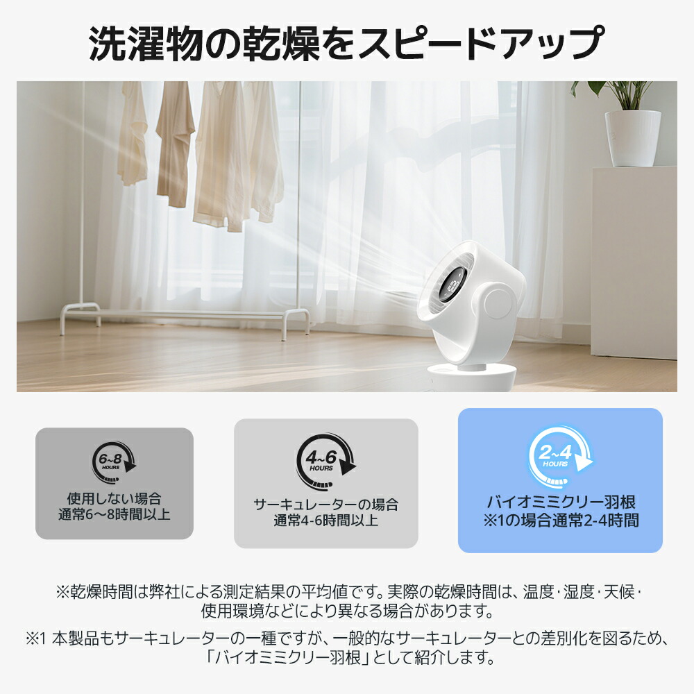 サーキュレーター卓上扇風機コードレス静音DCモーター無段階風量調整3D首振り上下角度調整風速3500RPMUSB給電モバイルバッテリー機能コンパクト小型卓上空気循環部屋干し対応年中使えるブラックホワイト