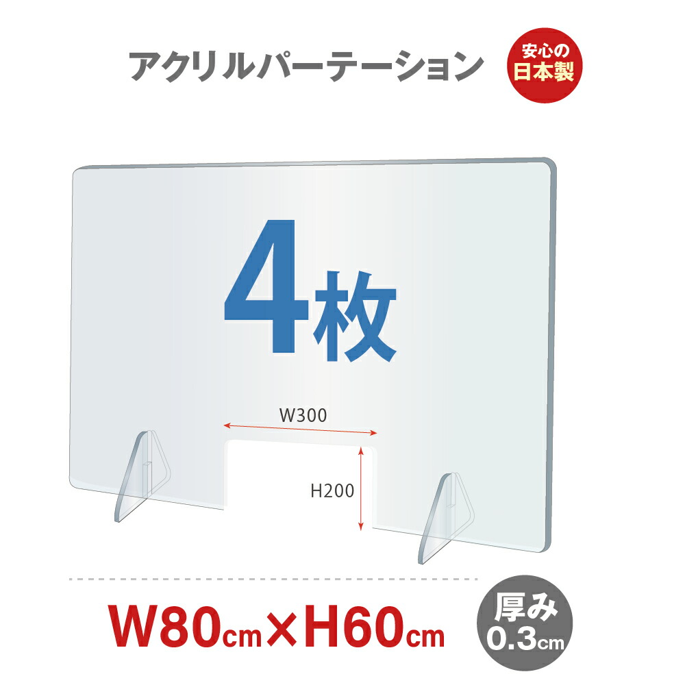 楽天市場】日本製造 [まん延防止等重点措置] 透明アクリルパーテーション W800*H600mm 窓付き 角丸加工 コロナウイルス対策 飛沫感染防止  組立簡単 飲食店 老人ホーム オフィス 居酒屋 中華料理 宴会用 飲食店 飲み会 レストラン 食事 jap-r8060-m30 : BestSign