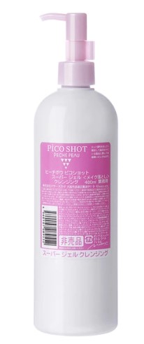 ピーチポウ ピコショット スーパージェルクレンジング 480ml【業務用】PECHE PEAU やや乾燥～脂性 ジェルタイプ まつエクOK