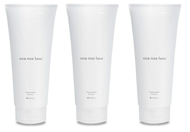 【3個セット】noa noa Luxe(ノア ノア リュクス) 薬用クレンジングジェル 300g　大人ニキビケアのための薬用クレンジングnoanoaLuxe ノアノアリュクス薬用クレンジングジェル ニキビ・トラブル肌でお困りの方に