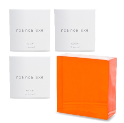【3個セット】noa noa Luxe(ノア ノア リュクス) AHA PEEL CUBE（エーエイチエー・ピールキューブ）100g noanoaLuxe ノアノアリュクス AHAピールキューブ（AHA ピールキューブ）ＡＨＡでムリなくやさしく角質ケア