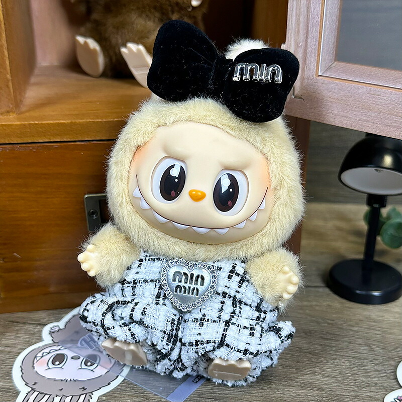 楽天市場】【新発売】 labubu ラブブ ぬいぐるみ服 ドレス着せ