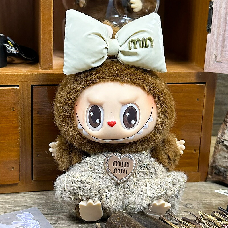 楽天市場】【新発売】 labubu ラブブ ぬいぐるみ服 ドレス着せ