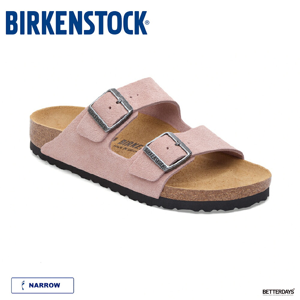 【1200円OFFクーポン配布中7月お買い物マラソン】サンダル ユニセックス ビルケンシュトック アリゾナ ナロー BIRKENSTOCK Arizona LEVE Pink Clay Narrow【国内正規品】1031651 到着後1か月以内にレビューを書いて次回1000円OFFクーポン配布中｜BETTER DAYS／ベターデイズ