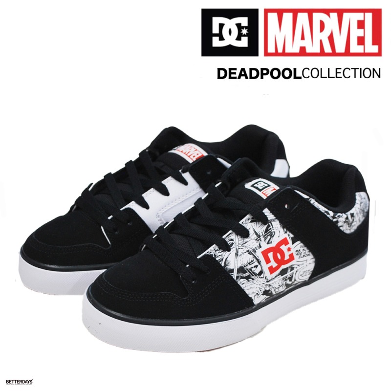 【1000円OFFクーポン配布中4月お買い物マラソン】スニーカー メンズ DCシューズ デッドプール マーベル DEADPOOL MARVEL DC SHOES スニーカー DP PURE DM226108 25.5cm~27cm 【国内正規品】