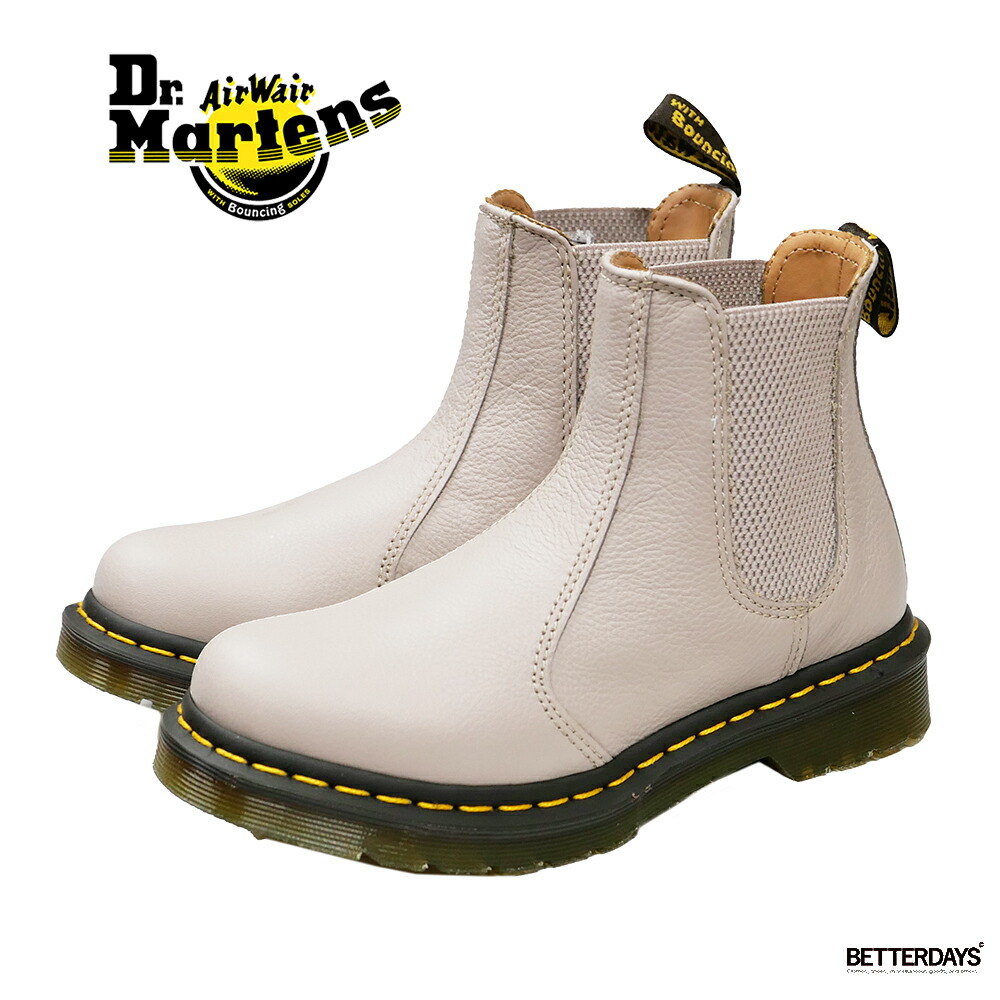 【1200円OFFクーポン配布中7月お買い物マラソン】チェルシーブーツ サイドゴア ドクターマーチン Dr.Martens VIRGINIA 2976 VINTAGETAUPE 22cm-25cm 【国内正規品】｜BETTER DAYS／ベターデイズ