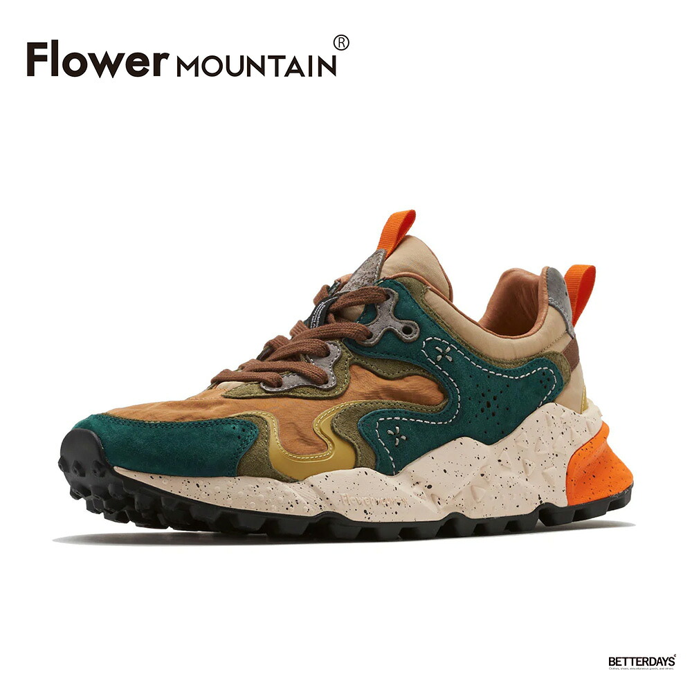 【1000円OFFクーポン配布中4月お買い物マラソン】スニーカー ユニセックス ルリス フラワーマウンテン FLOWER MOUNTAIN RULIS D.Green/L.Brown【国内正規品】FM121022 17,710円
