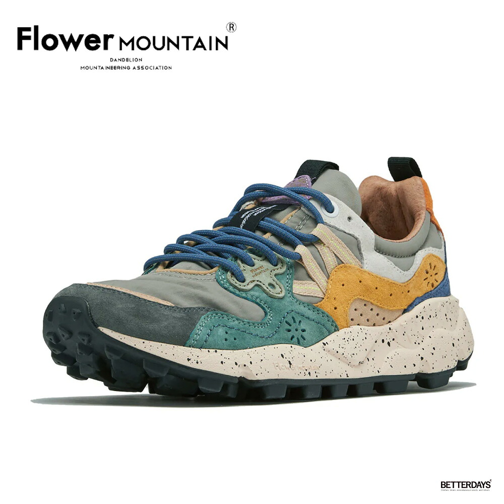 【1000円OFFクーポン配布中4月お買い物マラソン】スニーカー ユニセックス ヤマノ3 フラワーマウンテン FLOWER MOUNTAIN YAMANO3 Grey/Petrol/Zucca【国内正規品】FM63783