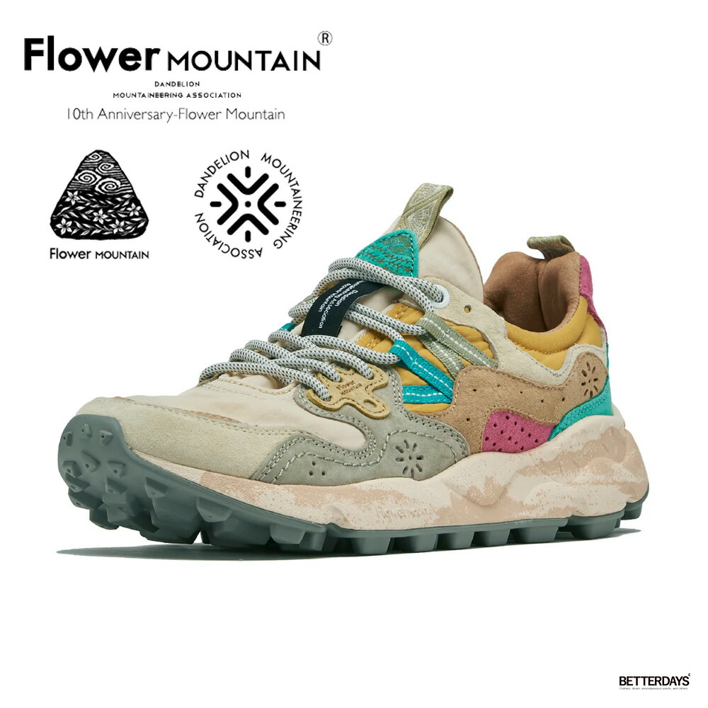 【1000円OFFクーポン配布中4月お買い物マラソン】スニーカー ユニセックス ヤマノ3 フラワーマウンテン 10周年 FLOWER MOUNTAIN YAMANO3 Vanilla/Pink 10th Anniversary special color【国内正規品】FM63833 17,908円