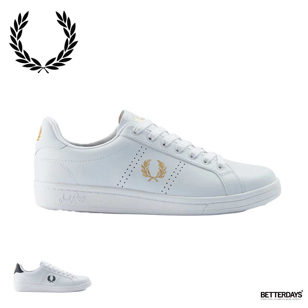 スニーカー メンズ レディース フレッドペリー レザースニーカー FRED PERRY B721 LEATHER 【国内正規品】 到着後1か月以内にレビューを書いて500円OFFクーポン配布中｜BETTER DAYS／ベターデイズ