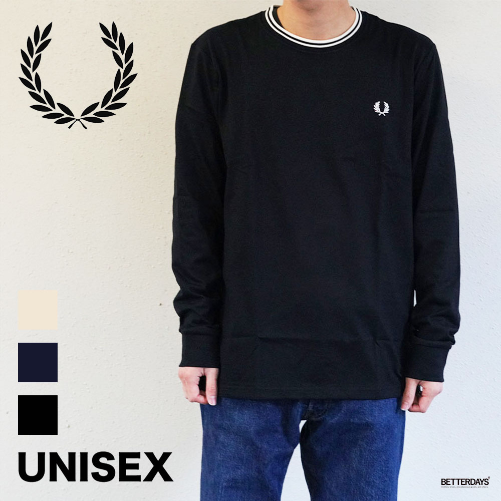 楽天市場】フレッドペリー FRED PERRY Tシャツ 長袖 メンズ ハイネック
