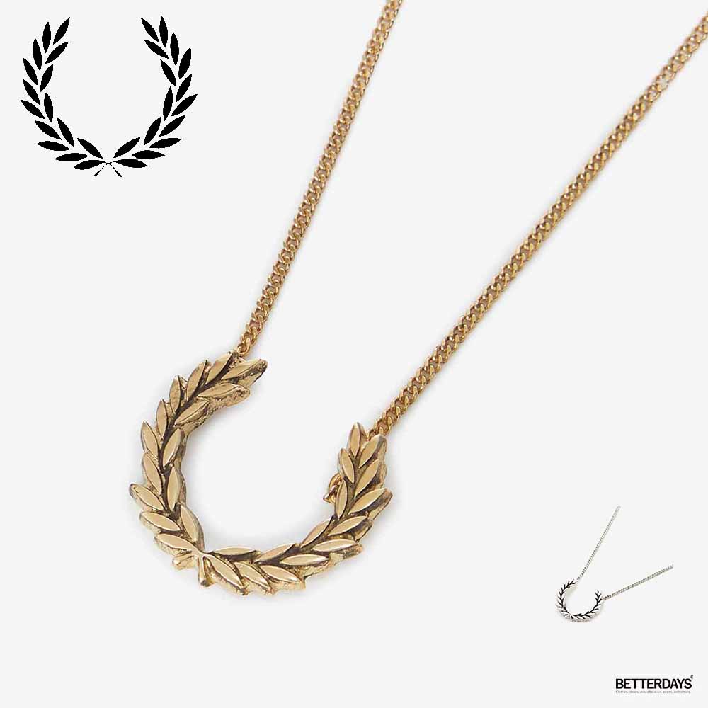 【1000円OFFクーポン配布中4月お買い物マラソン】ネックレス ユニセックス フレッドペリー LAUREL WREATH NECKLACE【国内正規品】 FRED PERRY MS4710