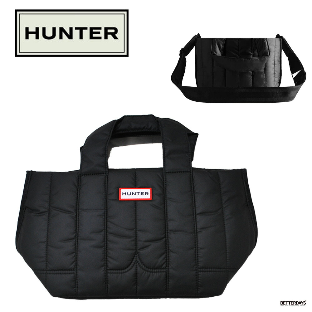 HUNTER ハンター イントレピッドパファーミニトート ブラック 2way 楽天市場】HUNTER ハンター バッグ イントレピッド パファー