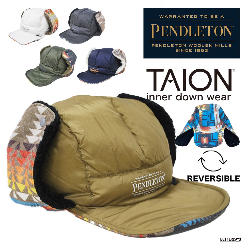 リバーシブル ウォームキャップ ペンドルトン タイオン PENDLETON TAION REVERSIBLE WARM CA キャップ 帽子  PDT-TON-223001 BETTER DAYS／ベターデイズ