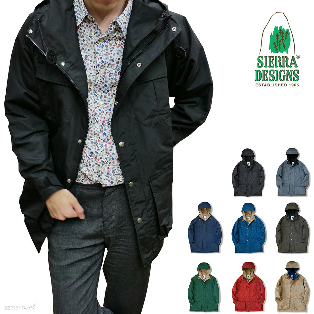 SIERRADESIGNS マウンテンパーカー メイドインUSA 64 黒　XL SIERRA DESIGNS（シエラデザイン）ORIGINAL MOUNTAIN PARKA