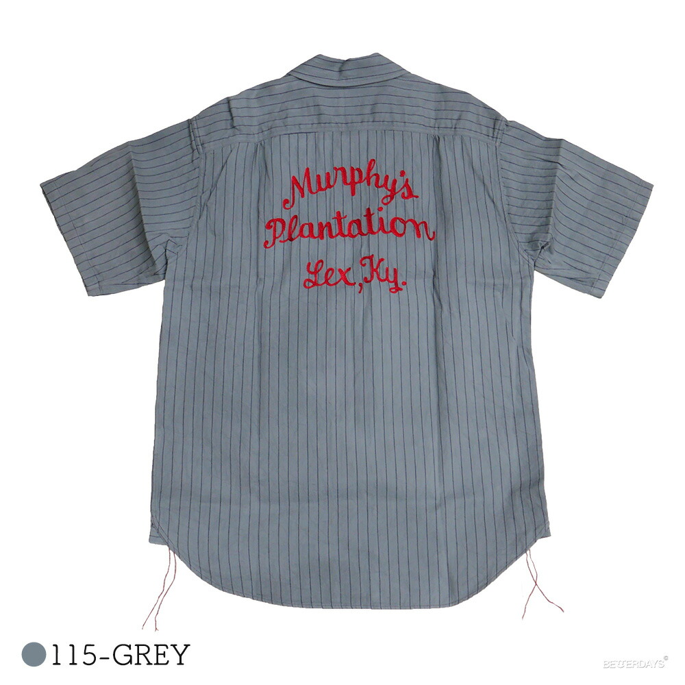 シャツ 半袖 メンズ シュガーケーン 半袖シャツ COKE STRIPE S/S OPEN SHIRT SUGAR CANE 到着後1か月以内にレビューを書いて次回500円OFFクーポン配布中