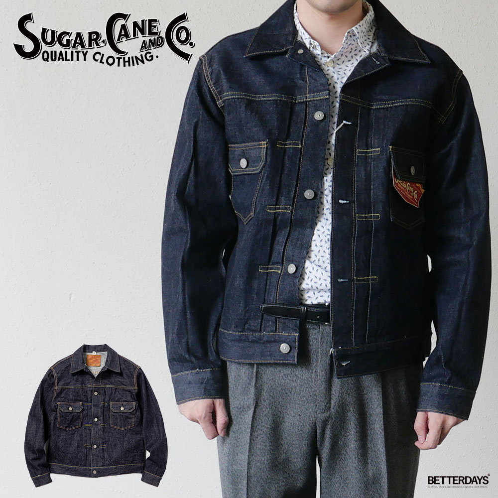 楽天市場】SUGAR CANE シュガーケーン 13oz ブラック デニム