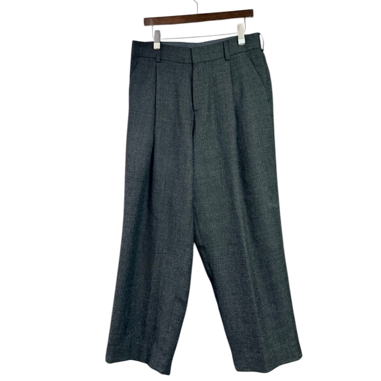 kolor 色合い 24AW ウールワイドスラックスパンツ 24WCM-P13111 2 薄墨色 15317