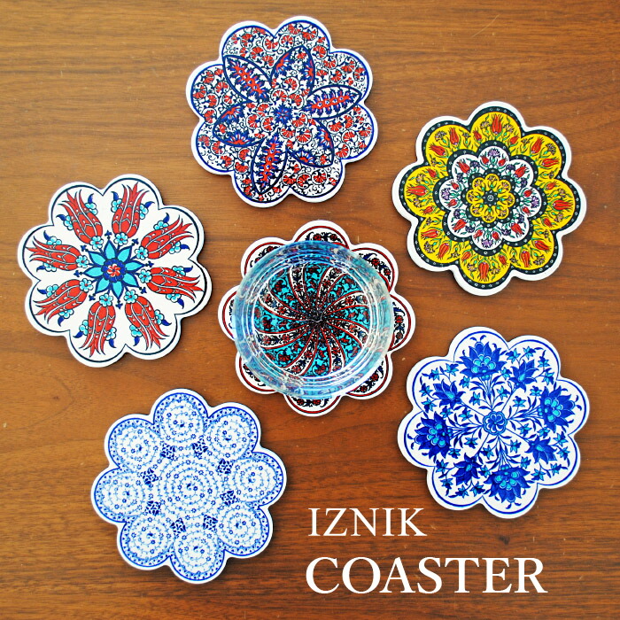 楽天市場】IZNIK コースター トルコ製 イズニック : The Better Living
