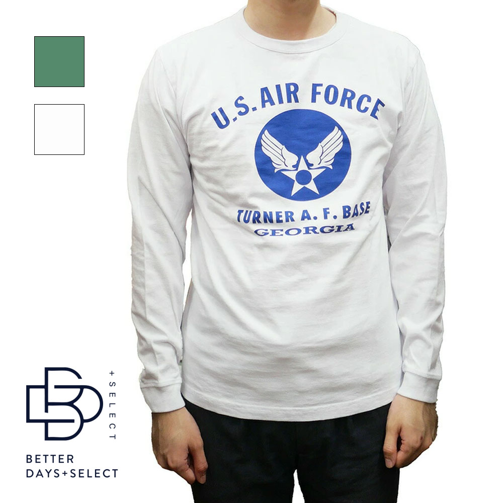 Tシャツ 長袖 メンズ バズリクソンズ T-SHIRT U.S. AIR FORCE カットソー BUZZ RICKSON'S 到着後1か月以内にレビューを書いて次回500円OFFクーポン配布中