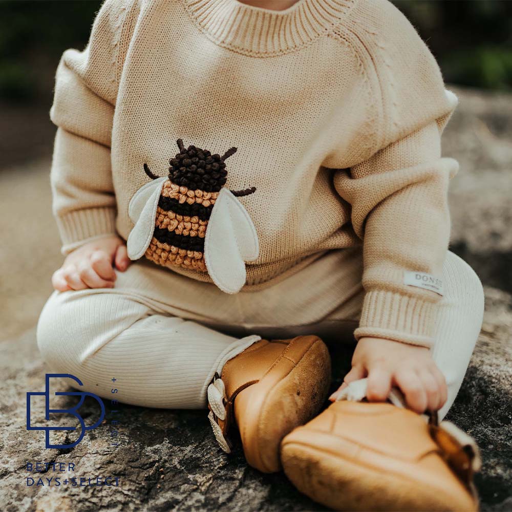 ニット ベビー キッズ  セーター ミツバチ ドンシェ Valenthe Sweater Bee DONSJE【国内正規品】4098401