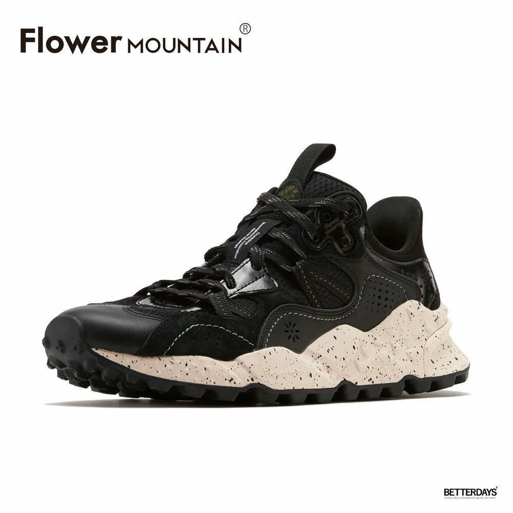【極美品】フラワーマウンテン　スニーカー　インソール（メフィストモビルス）交換済 FLOWER MOUNTAIN フラワーマウンテン FM107019 LENZAN Cherry