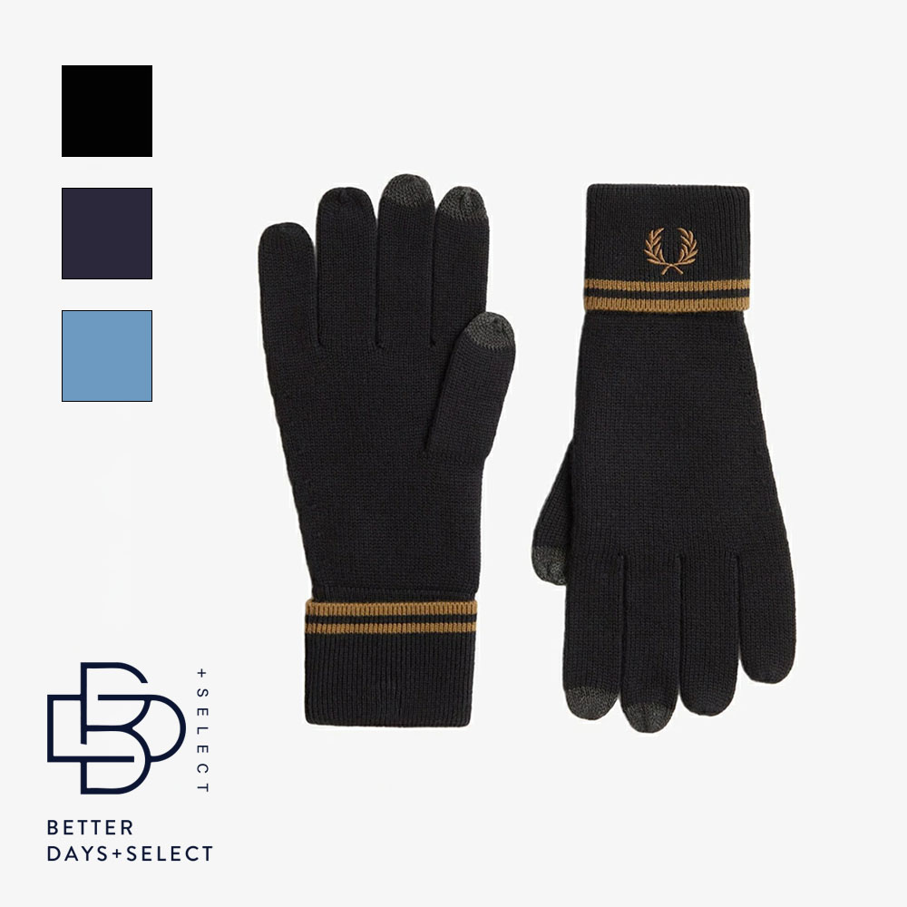 楽天市場】フレッドペリー FRED PERRY 手袋 ツインティップドメリノ