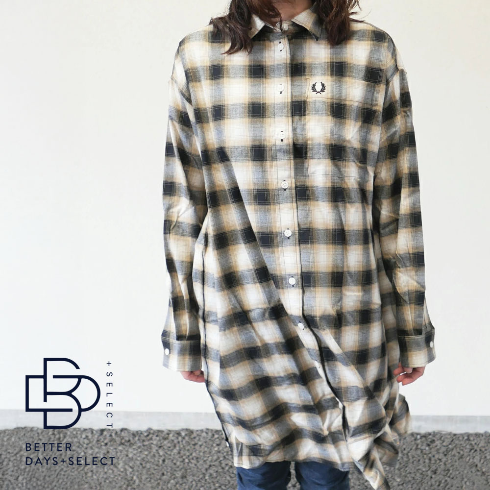 楽天市場】FRED PERRY フレッドペリー ワンピース STRIPED SHIRT DRESS