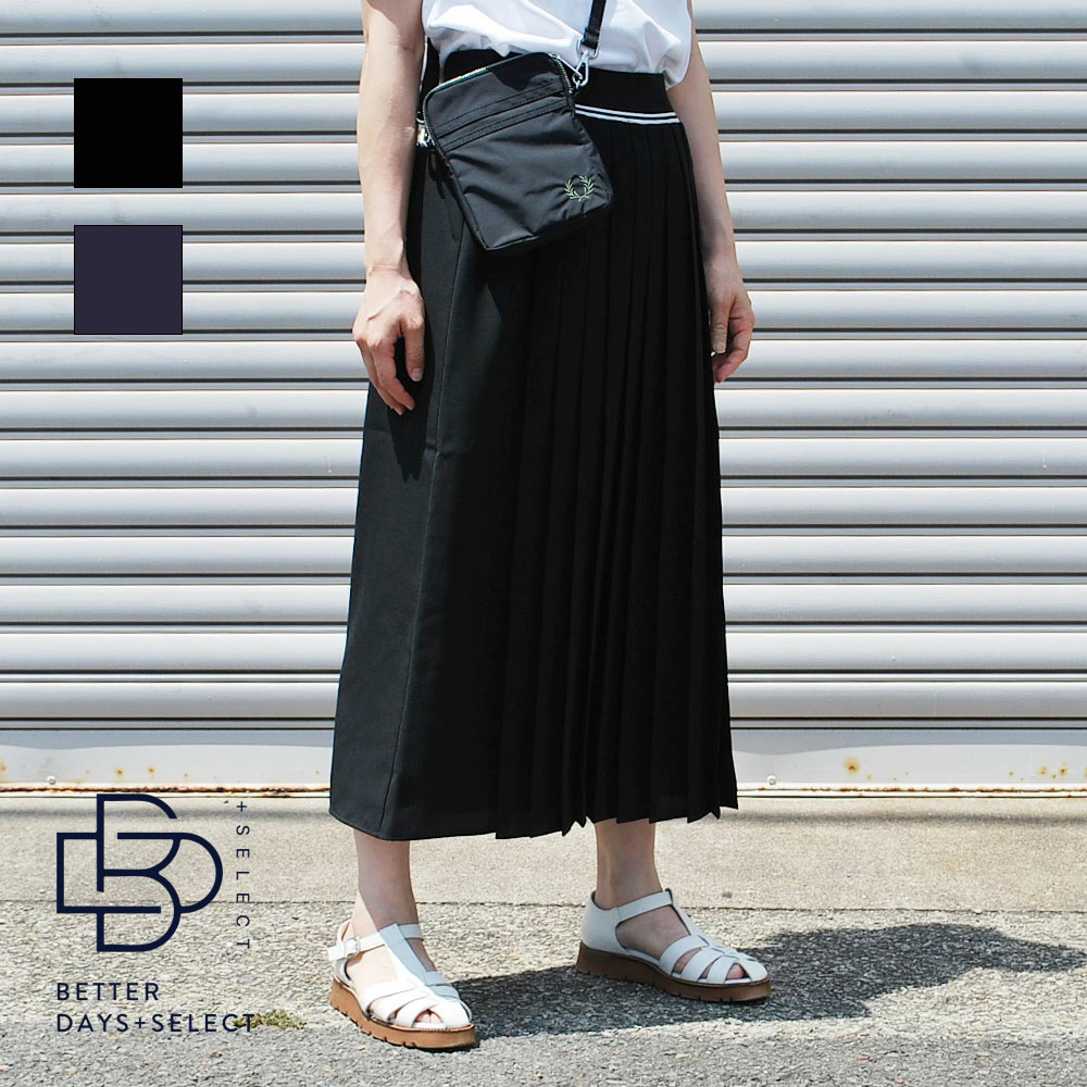 【2400円OFFクーポン配布中4月お買い物マラソン】プリーツ スカート レディース フレッドペリー FRED PERRY Tipped Pleated Skirt E8102【国内正規品】
