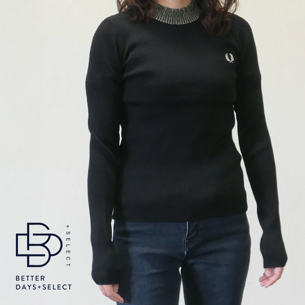 楽天市場】FRED PERRY フレッドペリー ニットトップス SHEER TRIM
