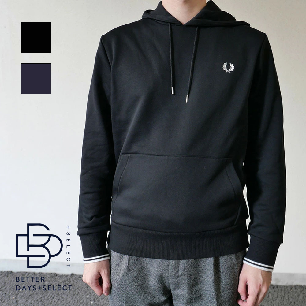 【2400円OFFクーポン配布中4月お買い物マラソン】パーカー スウェット メンズ フレッドペリー M2643 TIPPED HOODED SWEATSHIRT 【国内正規品】 FRED PERRY