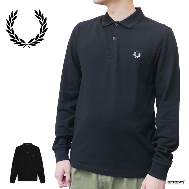 Fred Perry ポロシャツ 長袖 M フレッドペリー スウェット FRED PERRY フレッドペリー ポロシャツ 長袖 メンズ オープン