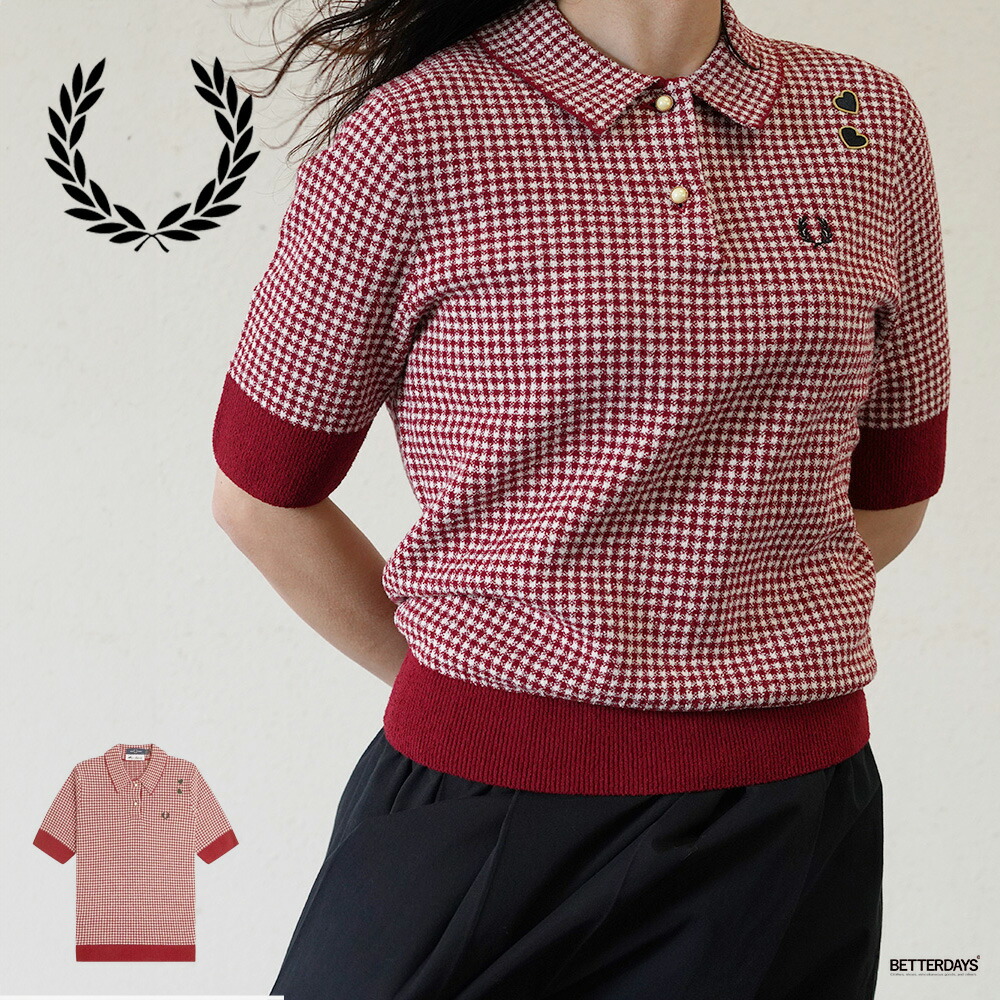 ★フレッドペリー　半袖ニット　1回着用★ FRED PERRY - フレッドペリー 半袖セーター サイズ10 L -の通販