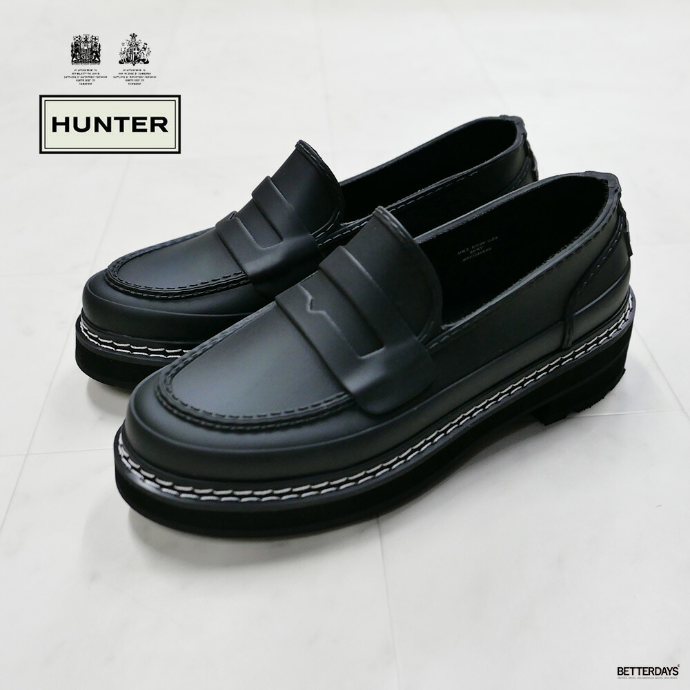 楽天市場】ローファー レディース ハンター ステッチ オリジナル