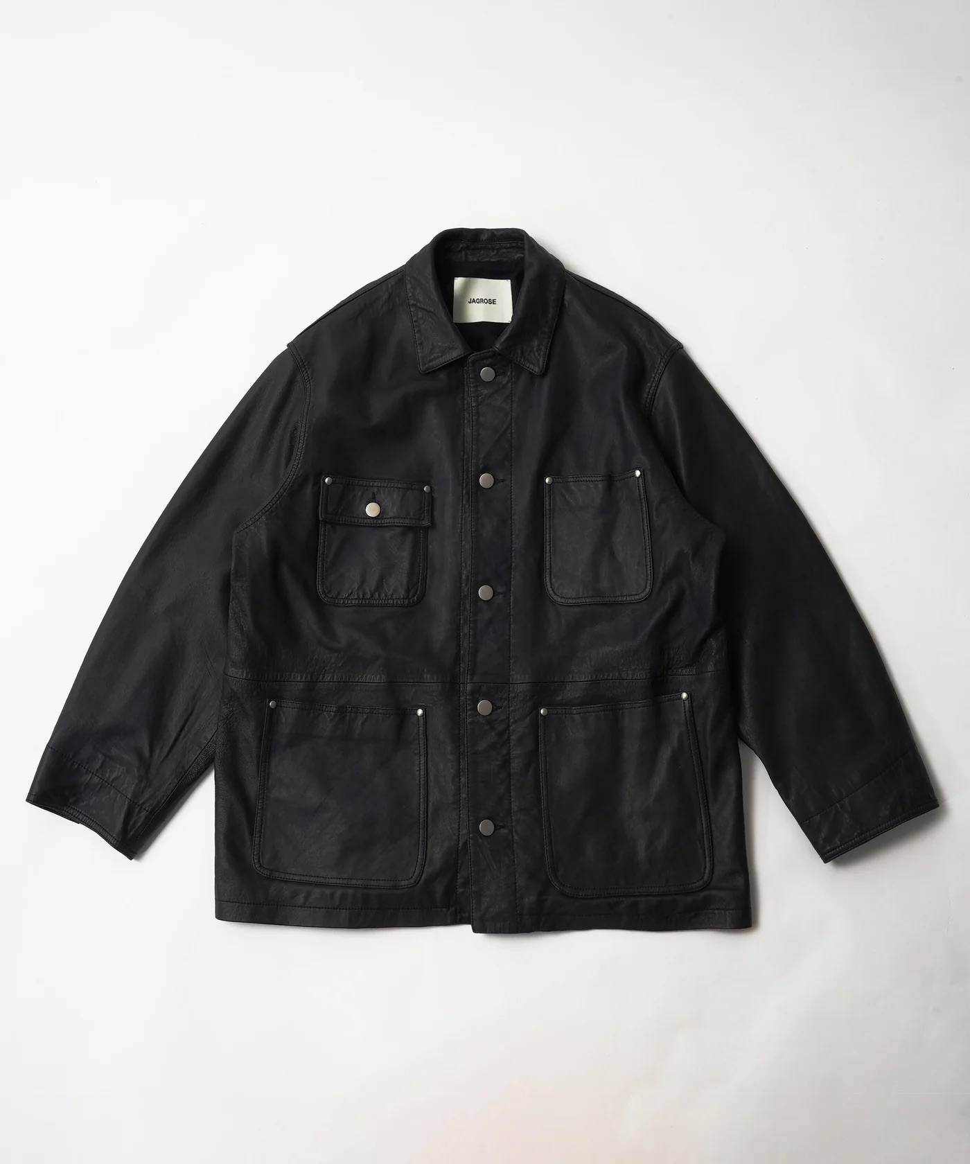 【26AW予約】 カバーオール ジャグロース JAGROSE COVERALL メンズ ウォッシュレザー RAM LEATHER レザージャケット ラムレザー 羊革【国内正規品】