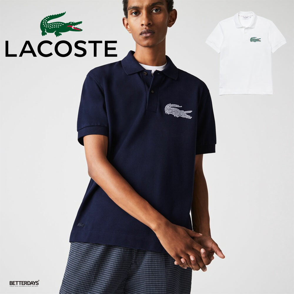 LACOSTE ラコステ オールブラック 長袖ポロシャツ レギュラーフィット S ラコステ LACOSTE オリジナルフィット 長袖 ポロシャツ