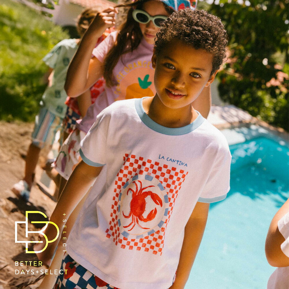 Tシャツ キッズ ベビー フェイバリットピープル カニ bella vita tshirt kids  Favorite People 3-8years 【国内正規品】