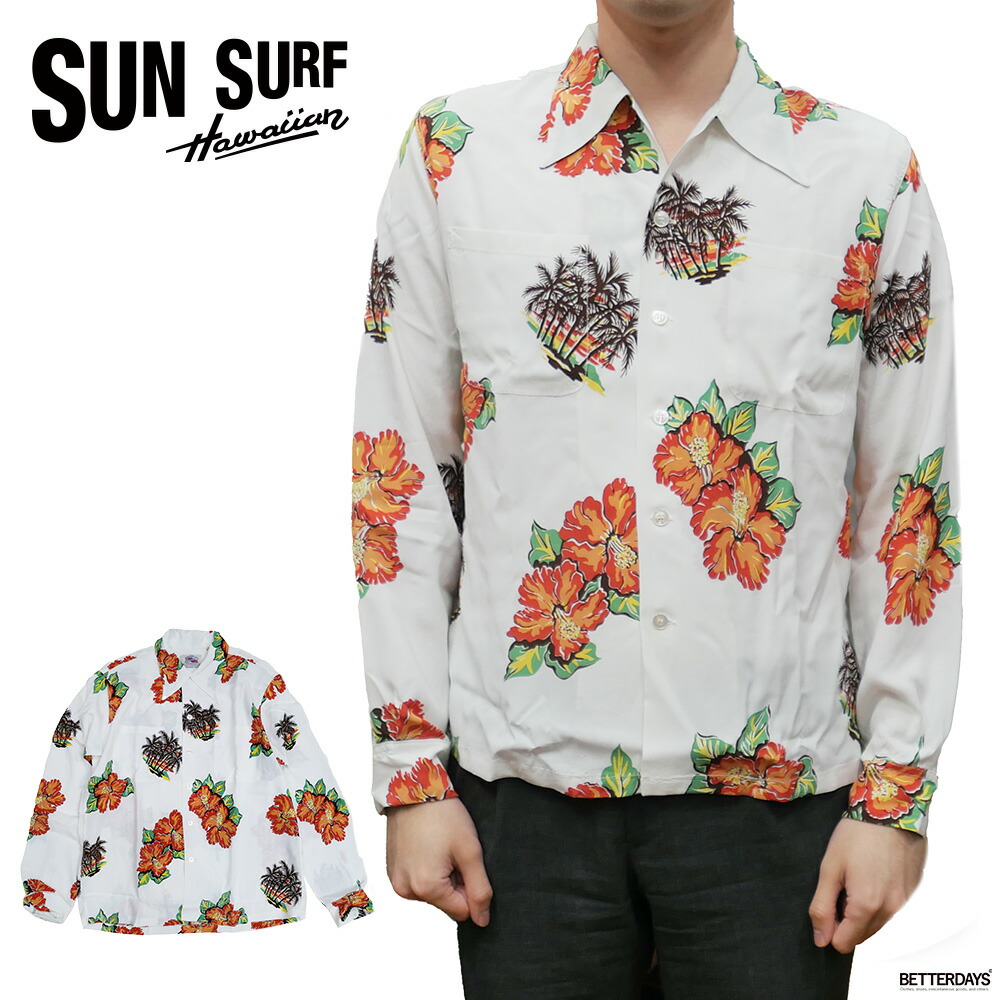 【2400円OFFクーポン配布中4月お買い物マラソン】【SALE／20%OFF】アロハシャツ 長袖 メンズ サンサーフ DUKE KAHANAMOKU SPECIAL EDITION TROPICAL VIEW (LONG SLEEVE) ALOHA SHIRTS SUN SURF ヴィンテージ柄 ビンテージ柄 到