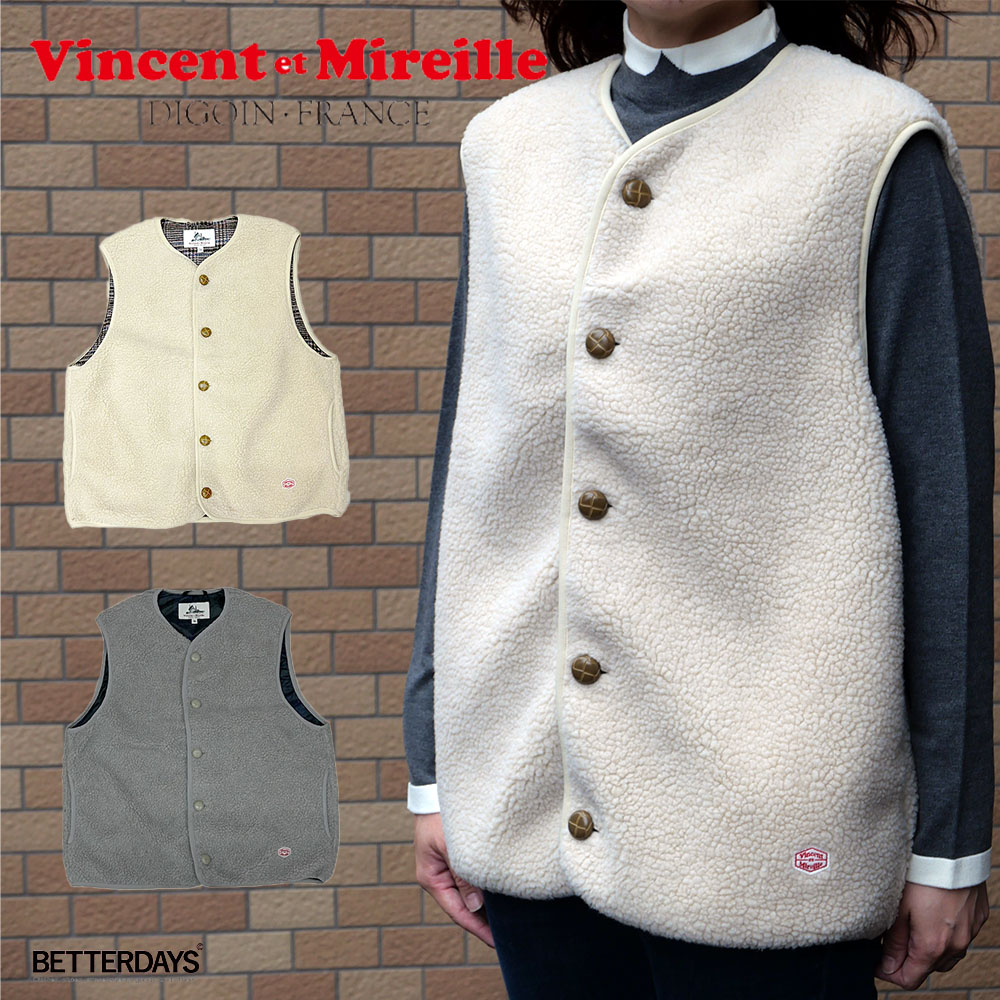 美品 RHC Wool Bor Vest ボアベスト RHC women ”MUST BUY ITEMS