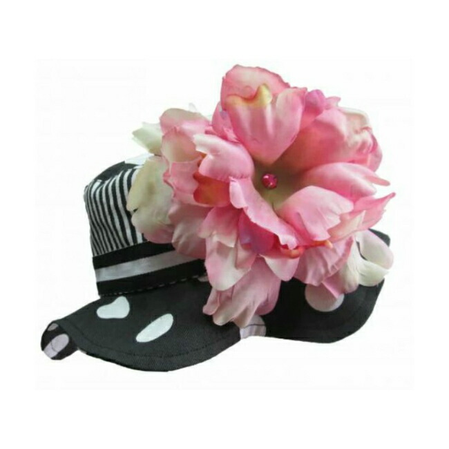 Jamieraehats サンシャッポ 黒人 白ちょぼ 黒白水玉 あめさくら色 ピオニー 乳児 シャポー 子供狭衣 ぼうし 朱炎 春陽 ハット ご新造 キッズ 赤子 1年紀 2歳 3歳 Black White Dot Candy Pink Large Peony ジェイミーレイハット 乙女 帽子 お子さん スマート