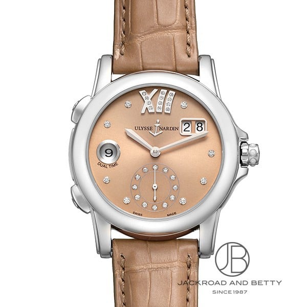 流行に Ulysse Nardin ユリス ナルダン デュアルタイム レディース 時計 新品 3343 222 30 09 Un049 Alcomainternacional Com