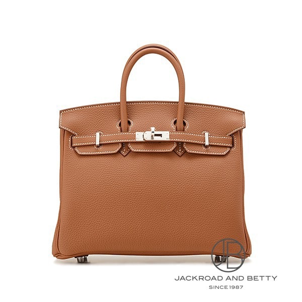 楽天市場】エルメス HERMES バーキン25 ゴールド ブラウン H041344CK37
