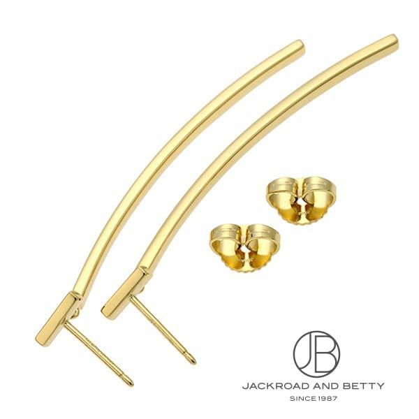 ティファニー Tiffanyco Tワイヤー バー ジュエリー 新品 ピアス Yg ブランドジュエリー